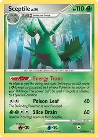 2008 Pokemon Diamond & Pearl Stormfront #10/100 - Sceptile GX