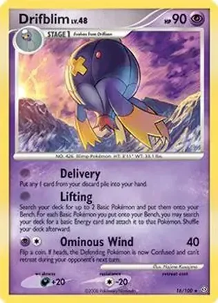 2008 Pokemon Diamond & Pearl Stormfront #16/100 - Drifblim