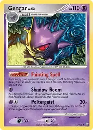 2008 Pokemon Diamond & Pearl Stormfront #18/100 - Gengar
