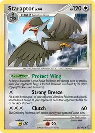 2008 Pokemon Diamond & Pearl Stormfront #27/100 - Staraptor