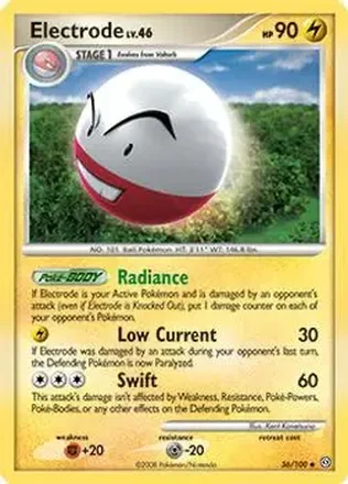 2008 Pokemon Diamond & Pearl Stormfront #36/100 - Electrode