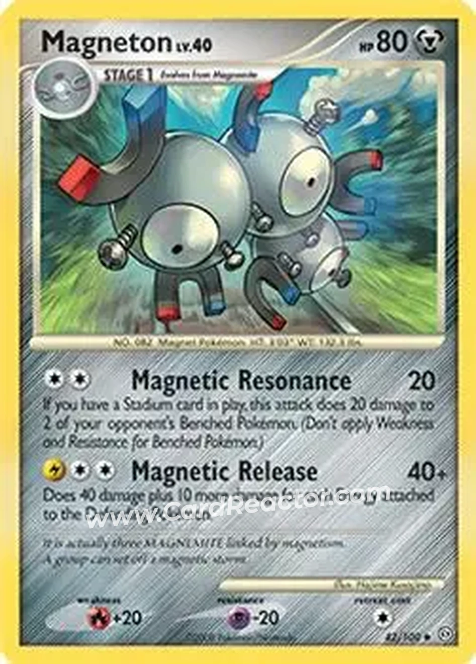 2008 Pokemon Diamond & Pearl Stormfront #42/100 - Magneton - Front