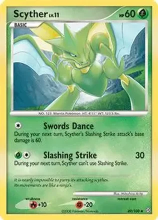 2008 Pokemon Diamond & Pearl Stormfront #49/100 - Scyther