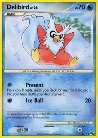 2008 Pokemon Organized Play Series 7 #6/17 - Delibird