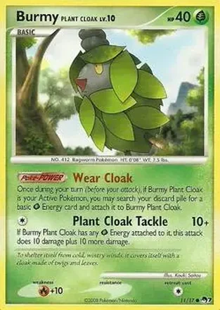 2008 Pokemon Organized Play Series 7 #11/17 - Burmy