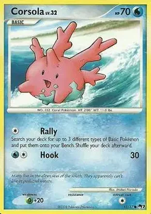 2008 Pokemon Organized Play Series 7 #13/17 - Galarian Corsola