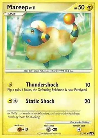 2008 Pokemon Organized Play Series 7 #14/17 - Mareep