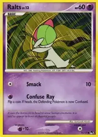 2008 Pokemon Organized Play Series 7 #15/17 - Ralts