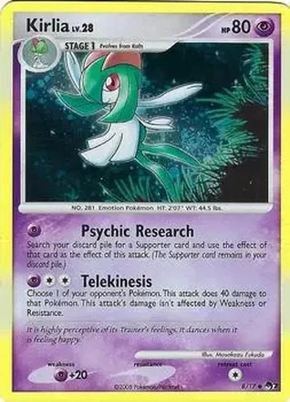 2008 Pokemon Organized Play Series 7 - Holo #8/17 - Kirlia