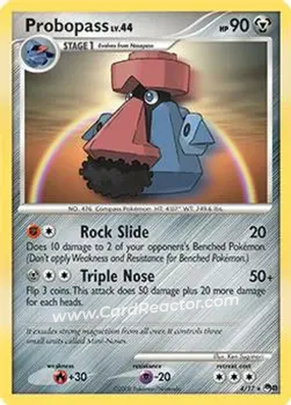 2008 Pokemon Organized Play Series 8 #4/17 - Probopass - Front
