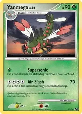 2008 Pokemon Organized Play Series 8 #5/17 - Yanmega