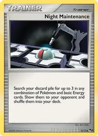2008 Pokemon Organized Play Series 8 #9/17 - Night Maintenance