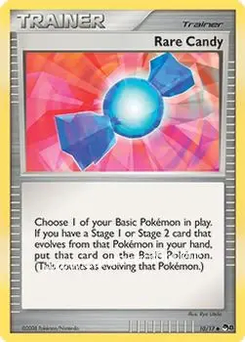 2008 Pokemon Organized Play Series 8 #10/17 - Rare Candy - Front