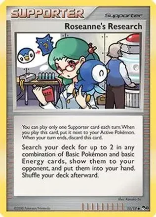 2008 Pokemon Organized Play Series 8 #11/17 - Roseanne's Backup