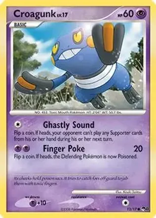 2008 Pokemon Organized Play Series 8 #13/17 - Croagunk
