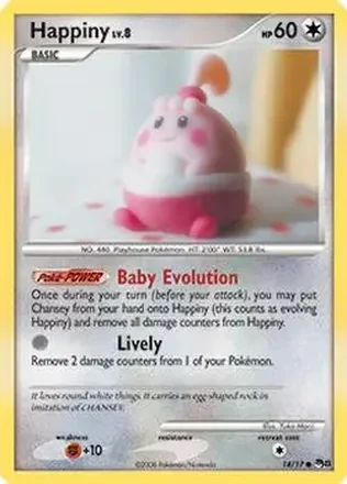 2008 Pokemon Organized Play Series 8 #14/17 - Happiny