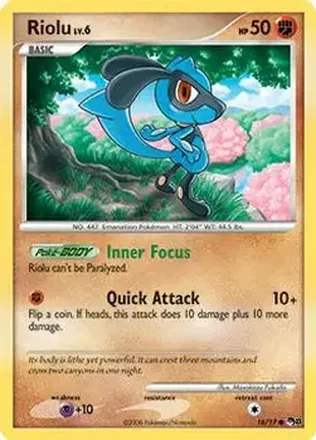 2008 Pokemon Organized Play Series 8 #16/17 - Riolu
