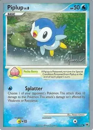 2008 Pokemon World Championship - Empotech #72/100 Piplup