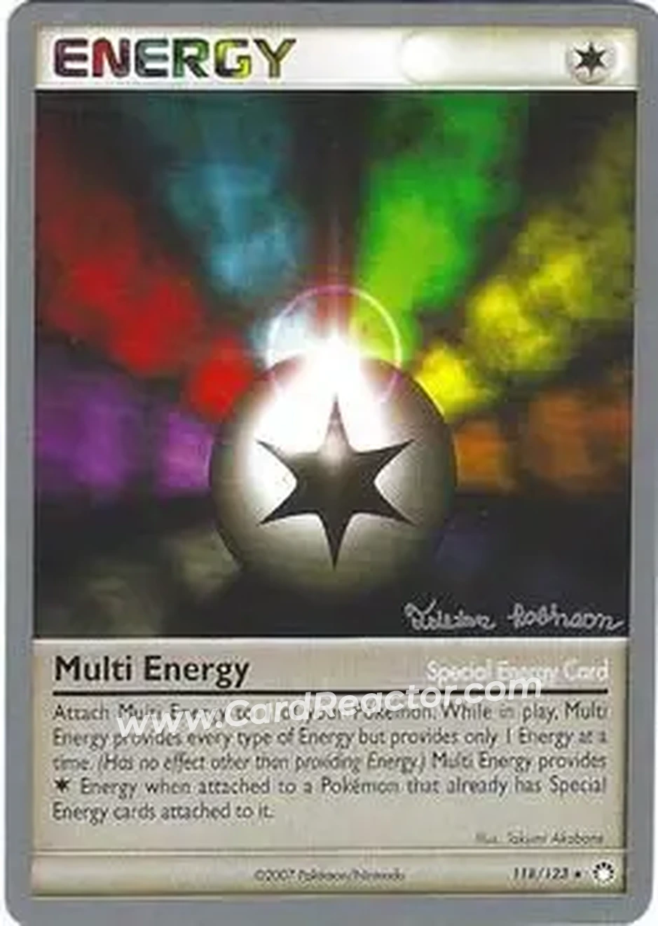 2008 Pokemon World Championship - Intimidation #118/123 - Multi Energy