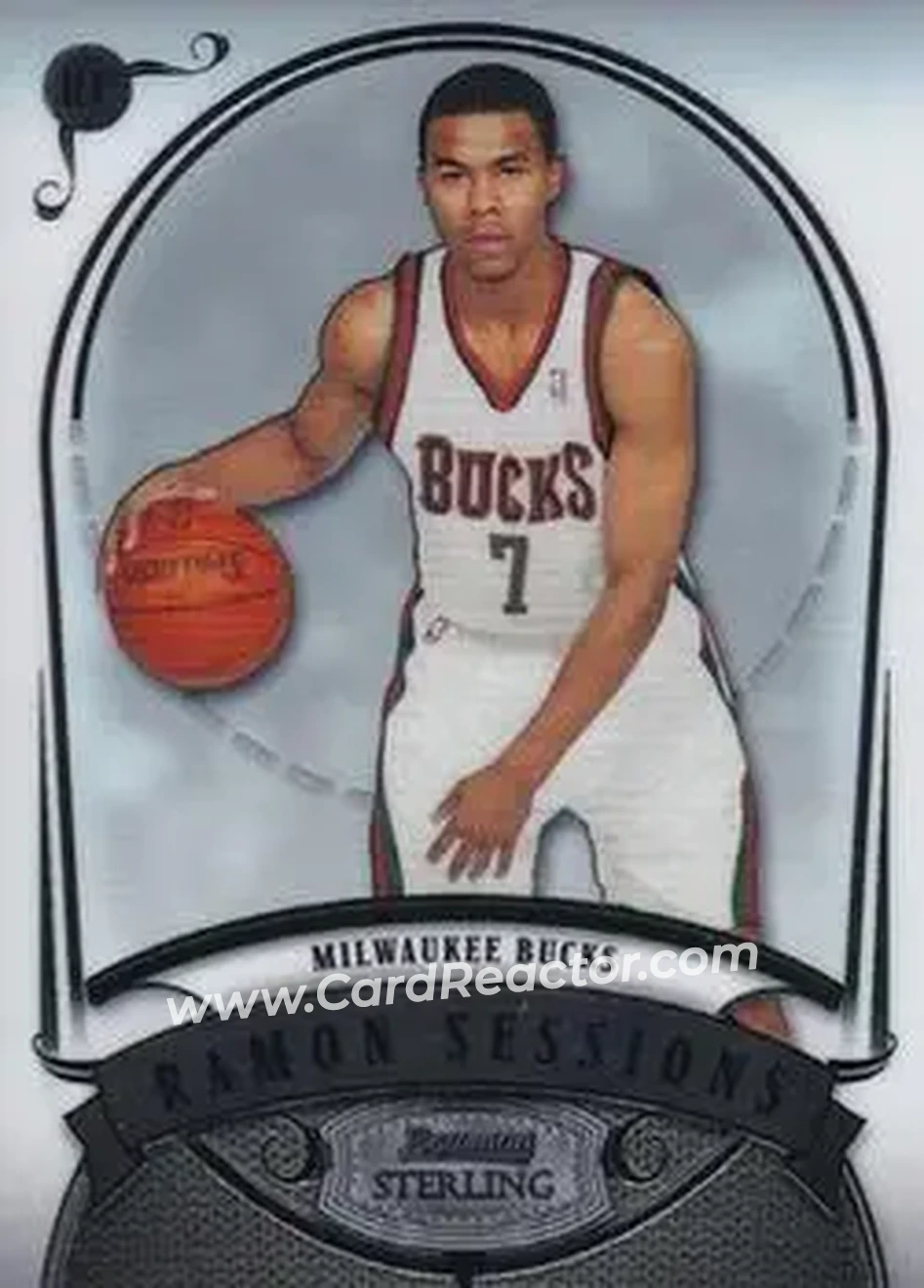 2007-08 Bowman Sterling #RS - Ramon Sessions - Milwaukee Bucks - Front