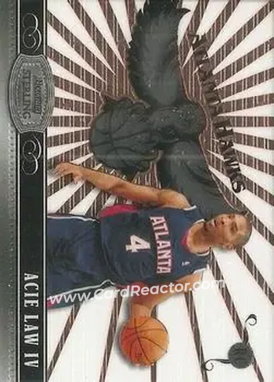 2007-08 Bowman Sterling - Box Loaders #BL1 - Acie Law - Atlanta Hawks - Front