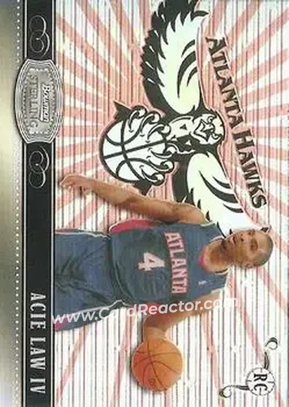 2007-08 Bowman Sterling - Box Loaders Refractors #BL1 - Acie Law - Atlanta Hawks - Front