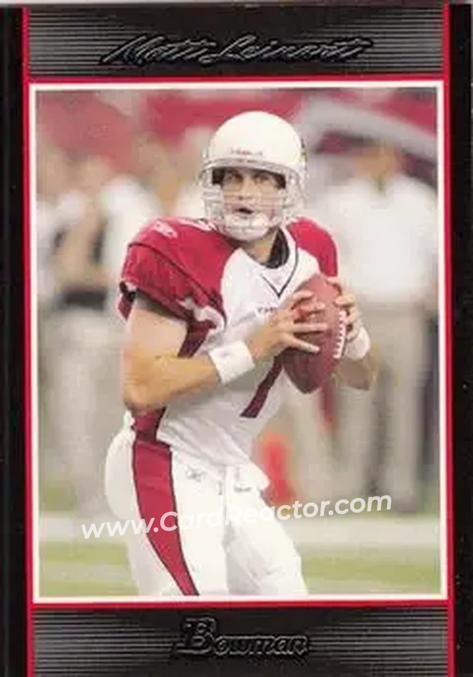 2007 Bowman #1 - Matt Leinart - Arizona Cardinals - Front
