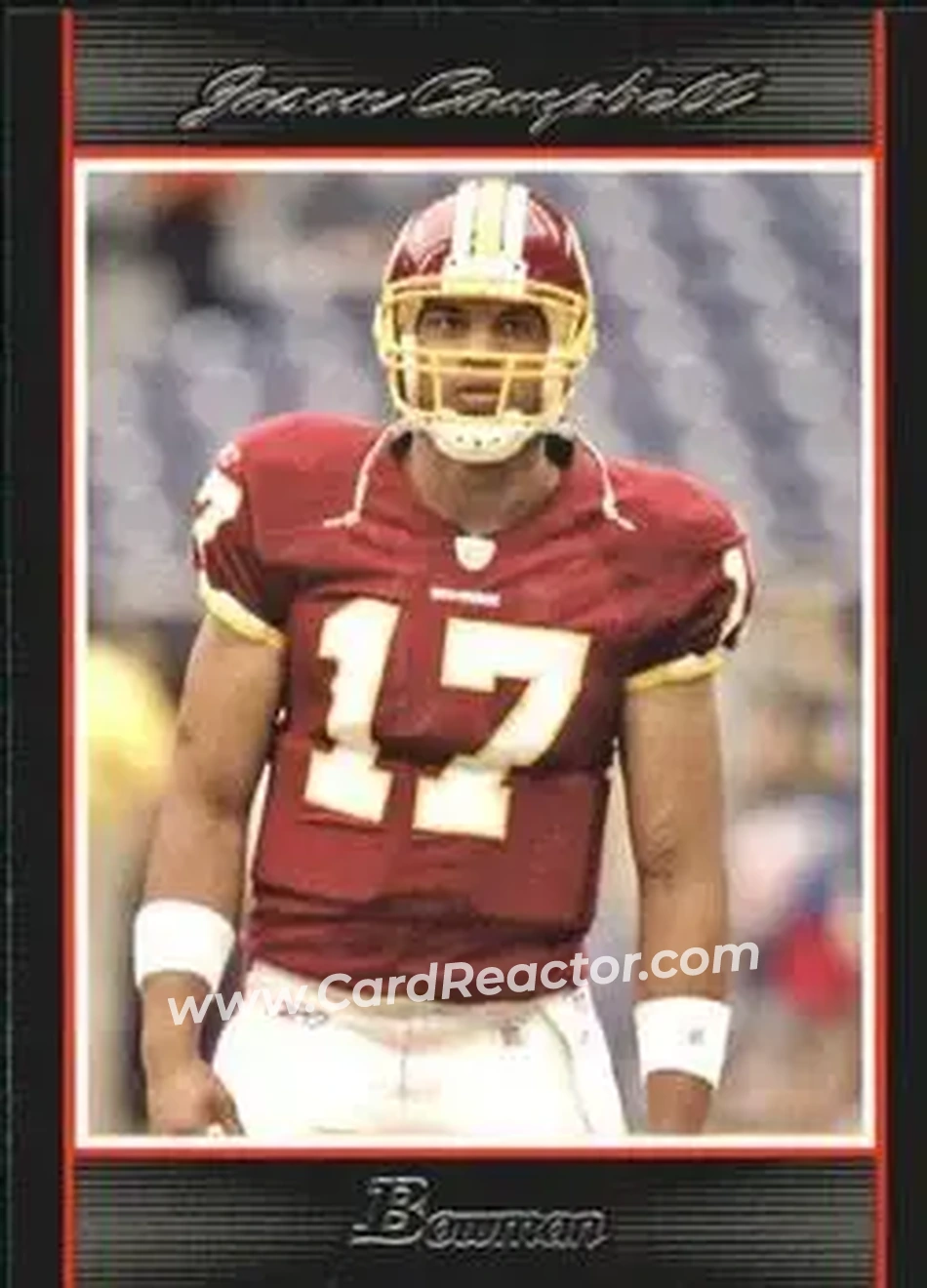 2007 Bowman #3 - Jason Campbell - Washington Redskins - Front