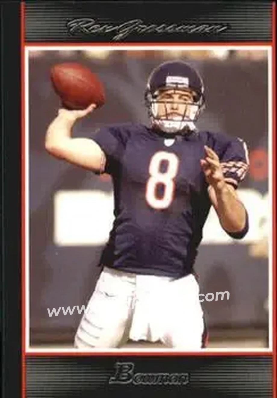 2007 Bowman #7 - Rex Grossman - Chicago Bears - Front