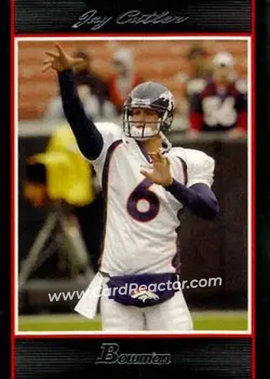 2007 Bowman #10 - Jay Cutler - Denver Broncos - Front