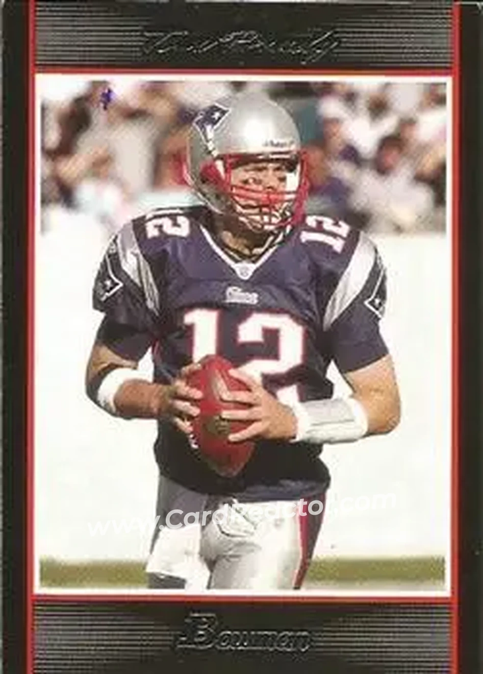 2007 Bowman #14 - Tom Brady - New England Patriots - Front