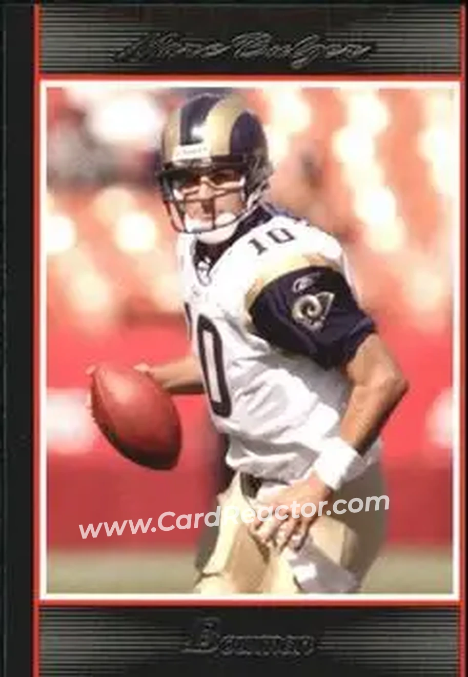 2007 Bowman #23 - Marc Bulger - St. Louis Rams - Front