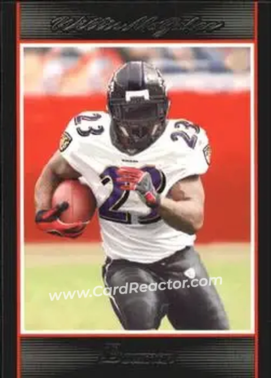 2007 Bowman #28 - Willis McGahee - Baltimore Ravens - Front