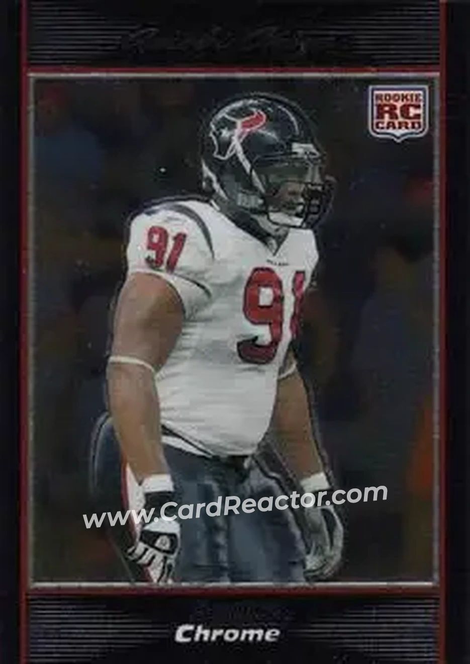 2007 Bowman Chrome #BC4 - Amobi Okoye - Houston Texans - Front