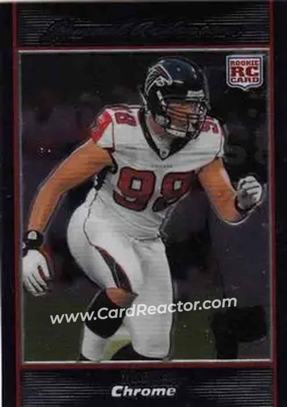 2007 Bowman Chrome #BC5 - Jamaal Anderson - Atlanta Falcons - Front