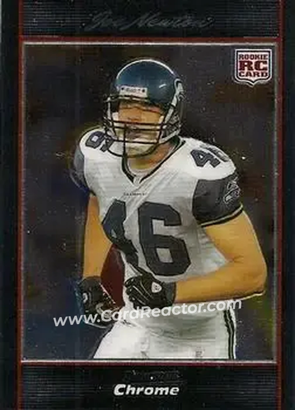 2007 Bowman Chrome #BC27 - Joe Newton - Seattle Seahawks