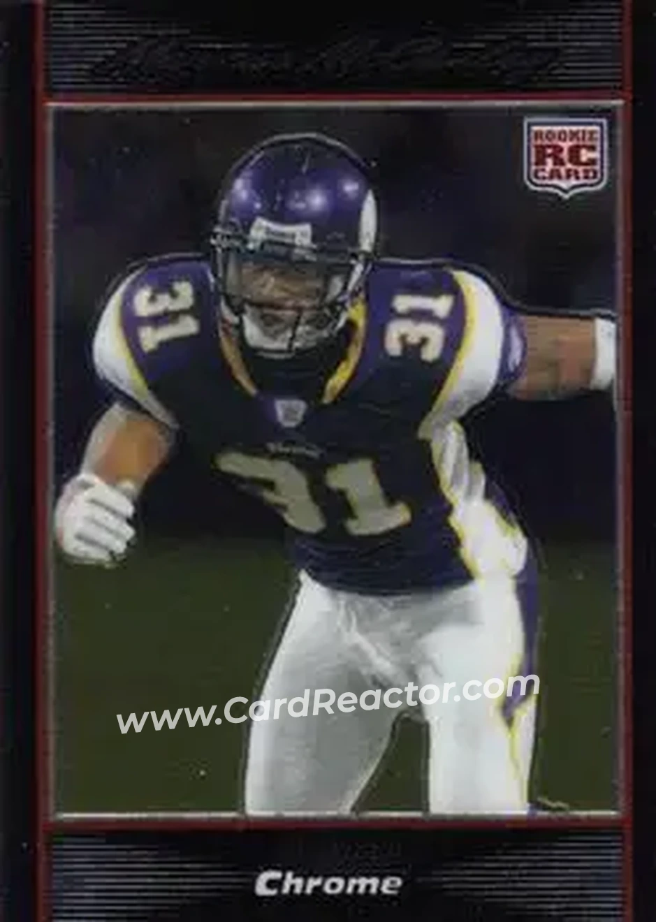 2007 Bowman Chrome #BC38 - Marcus McCauley - Minnesota Vikings - Front