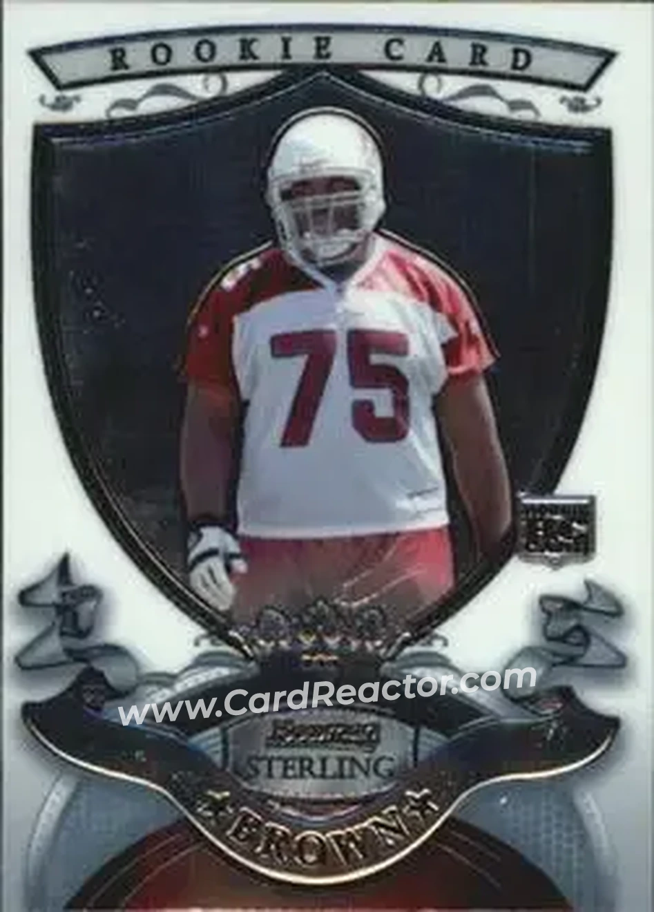 2007 Bowman Sterling #1 - Levi Brown - Arizona Cardinals - Front