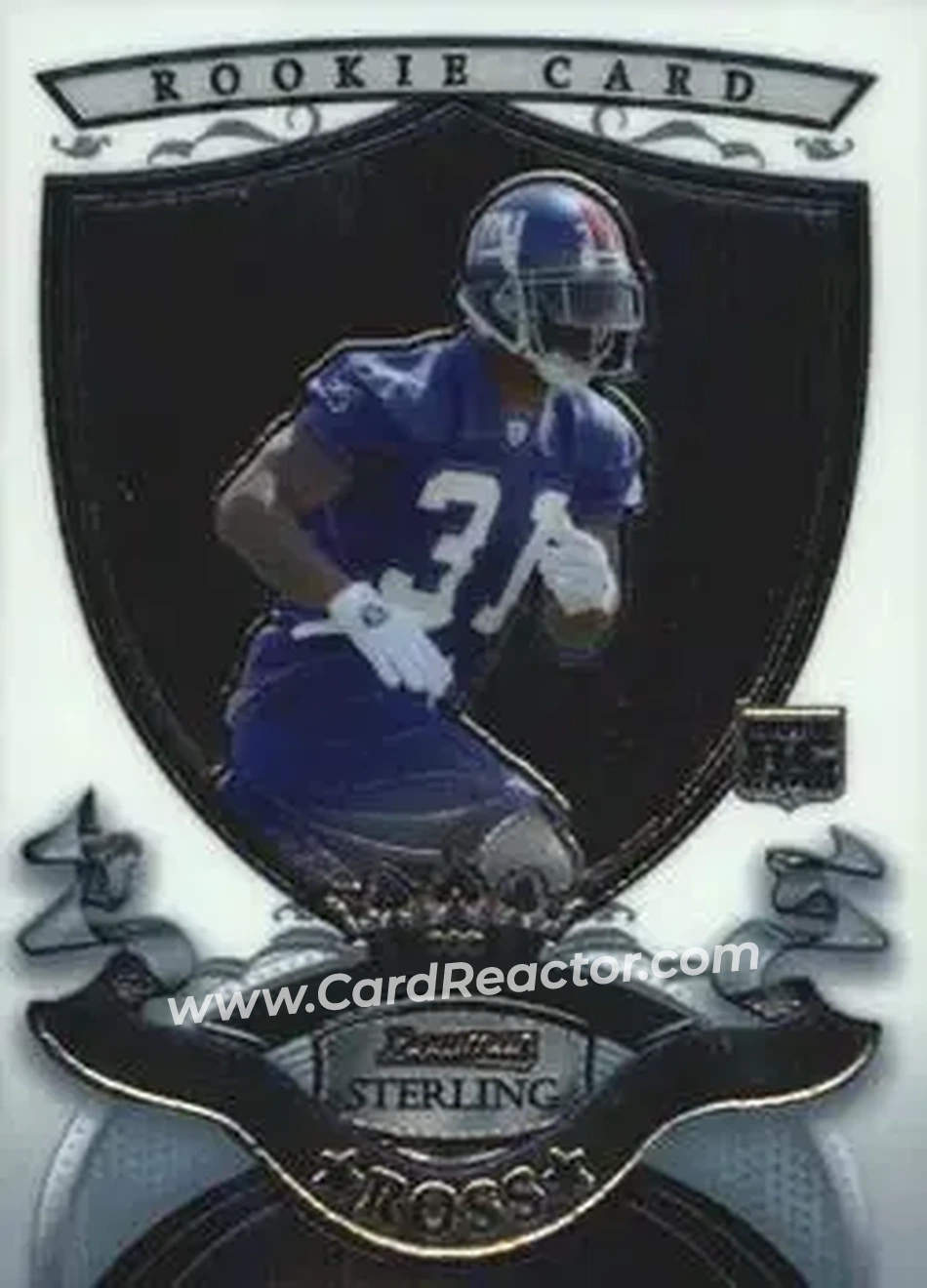 2007 Bowman Sterling #7 - Aaron Ross - New York Giants - Front
