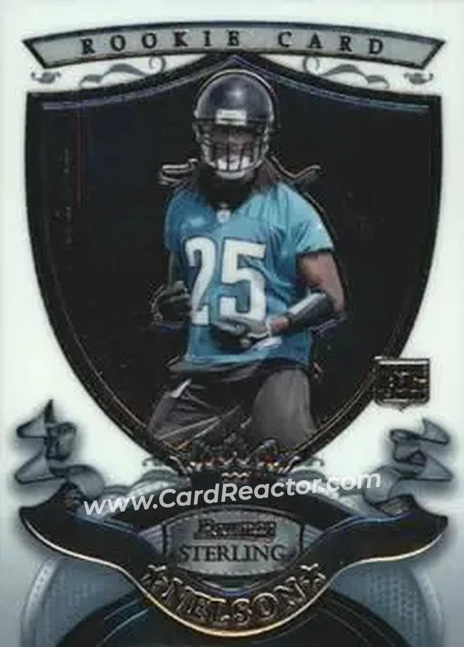 2007 Bowman Sterling #8 - Reggie Nelson - Jacksonville Jaguars - Front