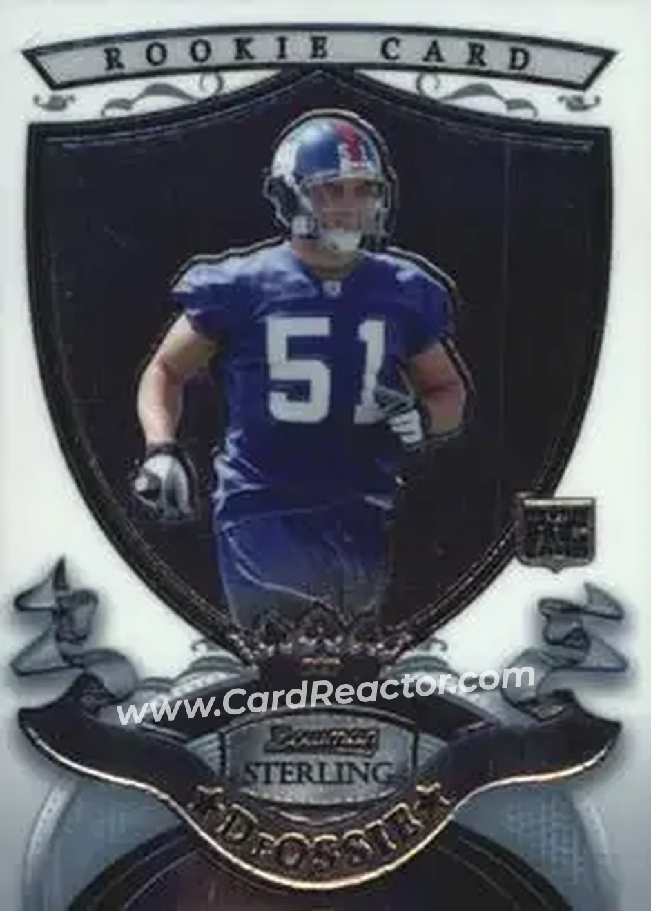 2007 Bowman Sterling #14 - Zak DeOssie - New York Giants