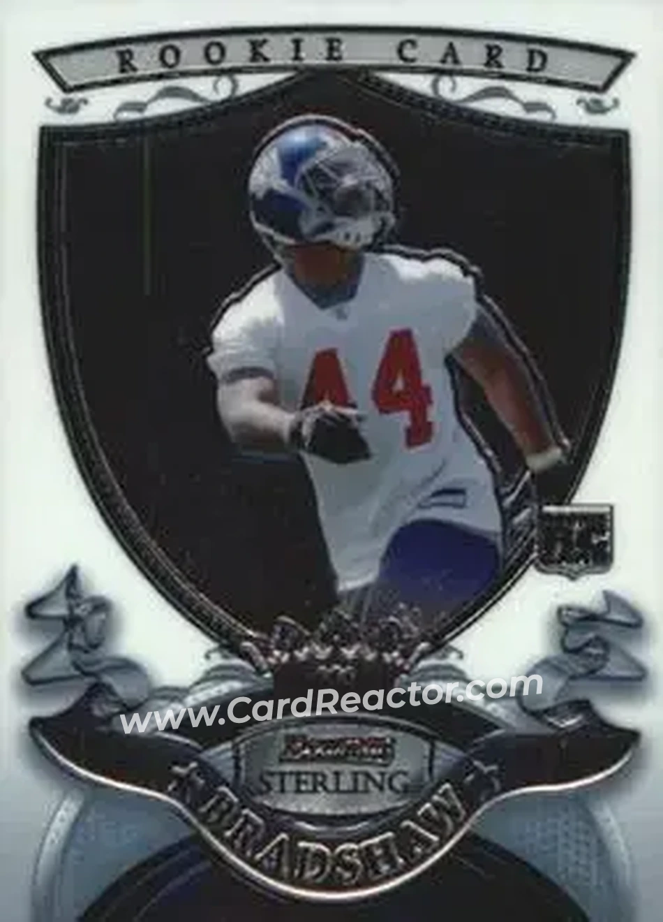 2007 Bowman Sterling #21 - Ahmad Bradshaw - New York Giants - Front