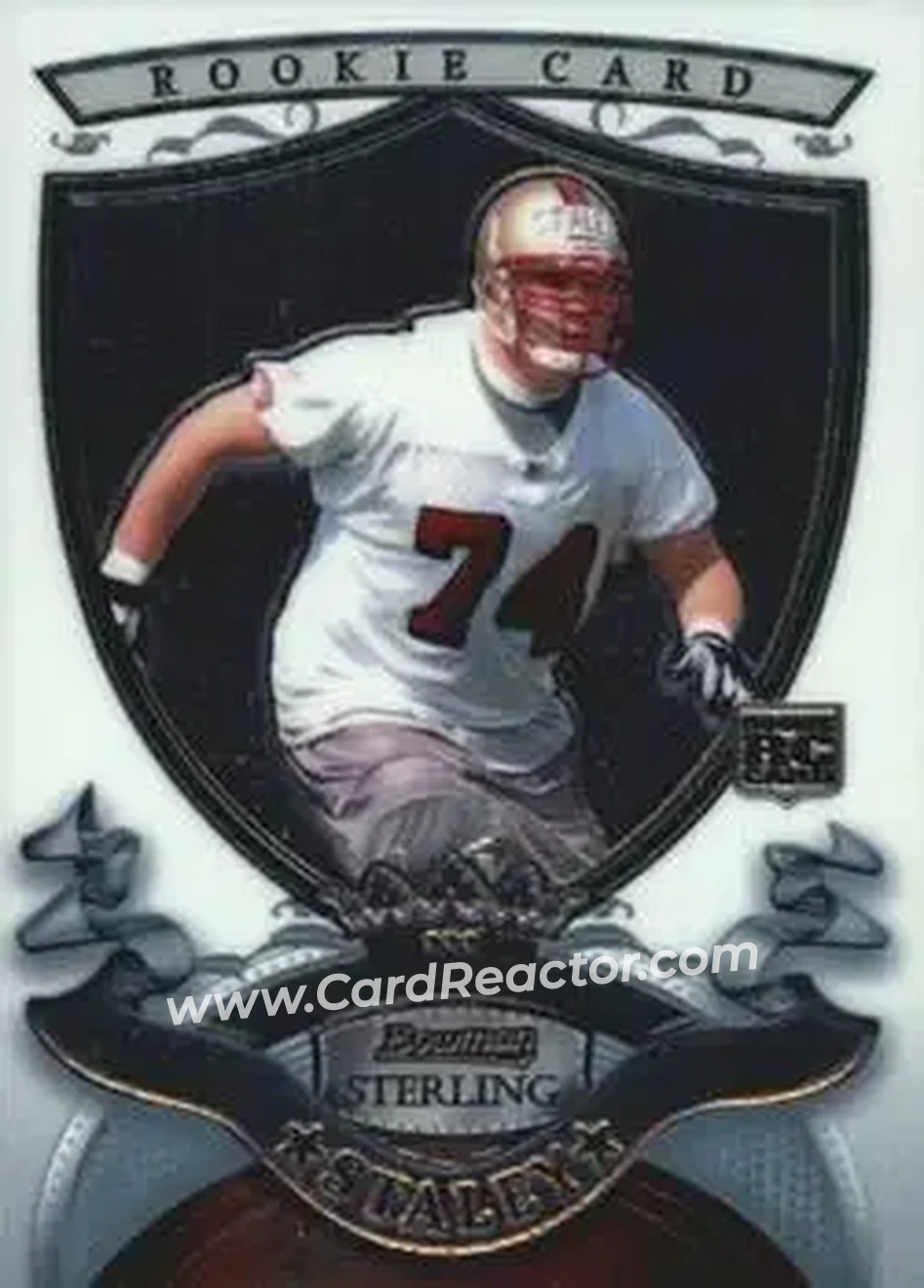 2007 Bowman Sterling #26 - Joe Staley - San Francisco 49ers - Front