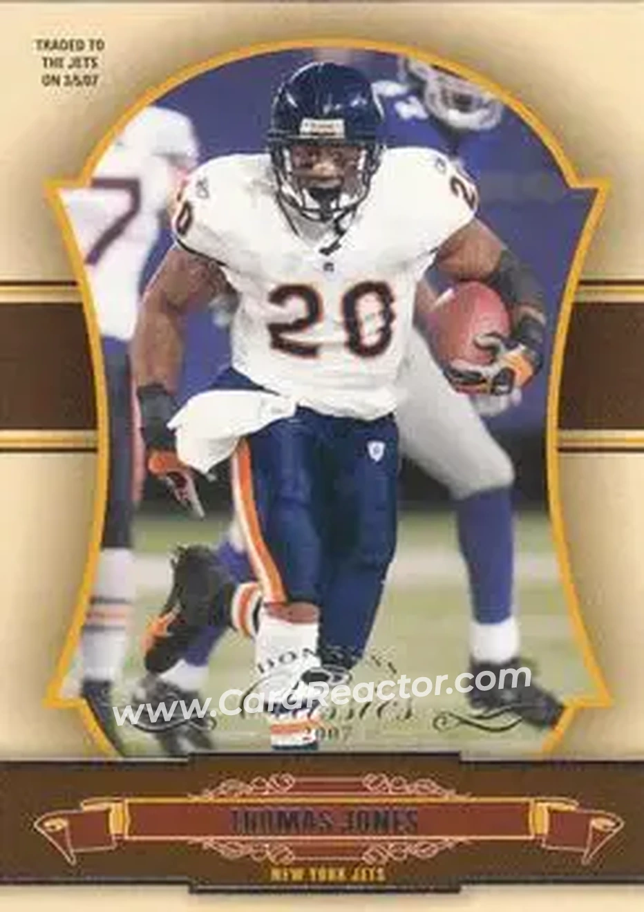 2007 Donruss Classics #20 - Thomas Jones - New York Jets - Front
