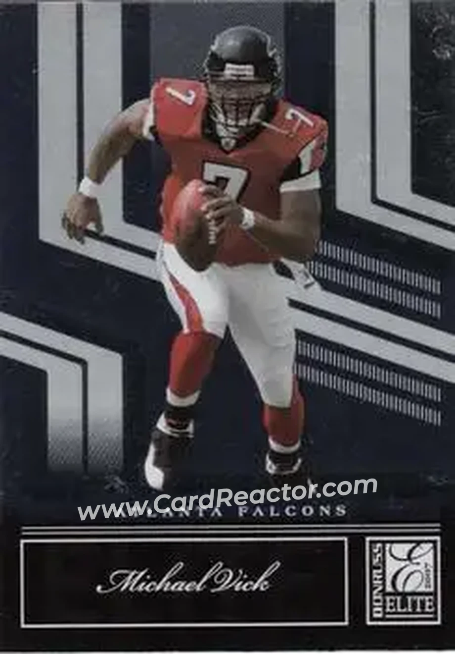 2007 Donruss Elite #5 - Michael Vick - Atlanta Falcons - Front