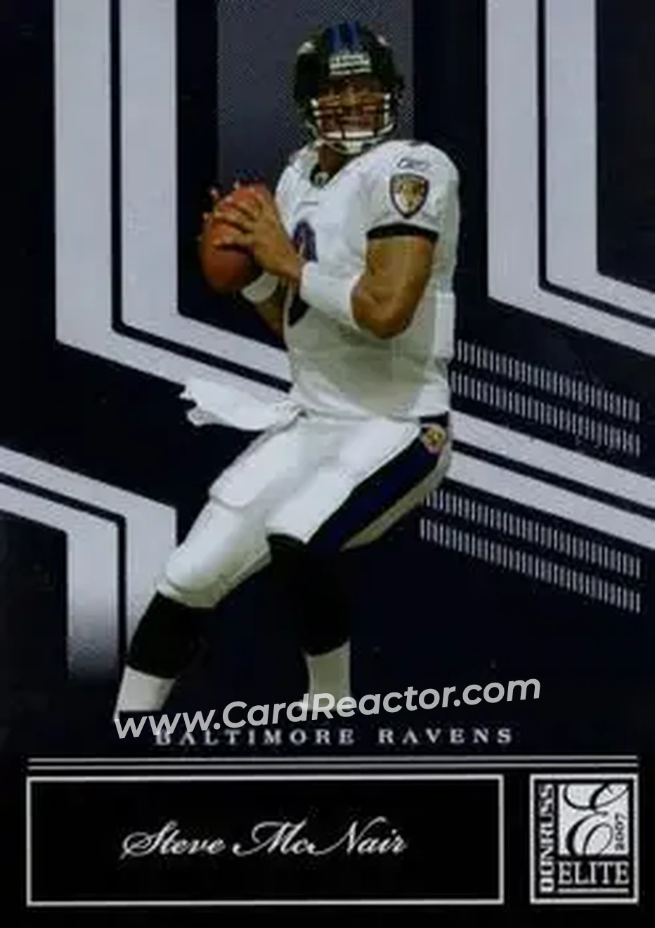 2007 Donruss Elite #10 - Steve McNair - Baltimore Ravens - Front