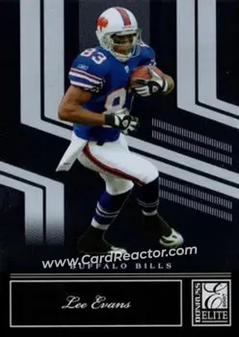 2007 Donruss Elite #12 - Lee Evans - Buffalo Bills - Front