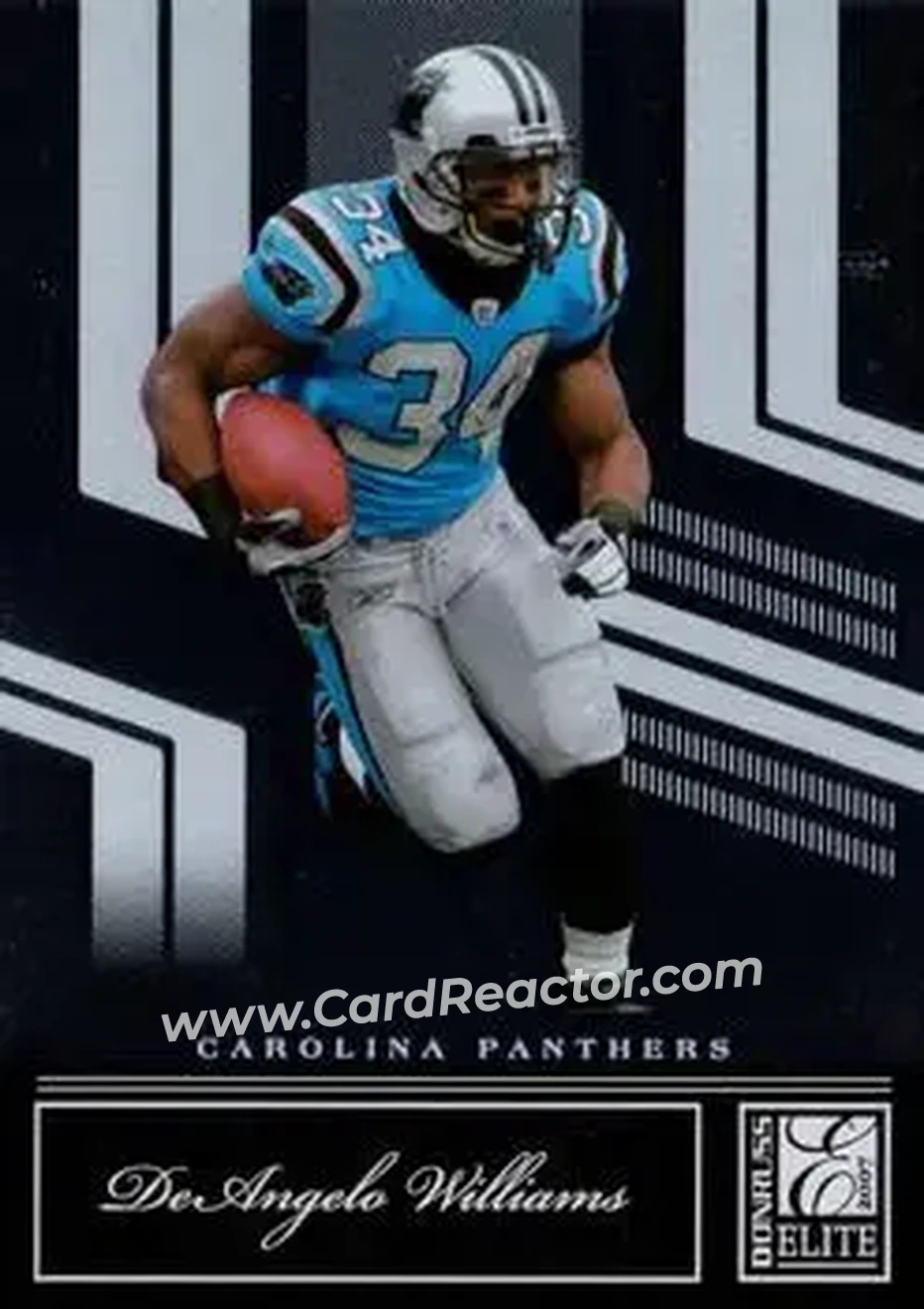 2007 Donruss Elite #14 - DeAngelo Williams - Carolina Panthers - Front