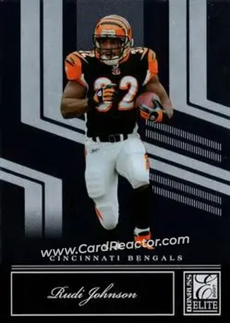 2007 Donruss Elite #22 - Rudi Johnson - Cincinnati Bengals - Front