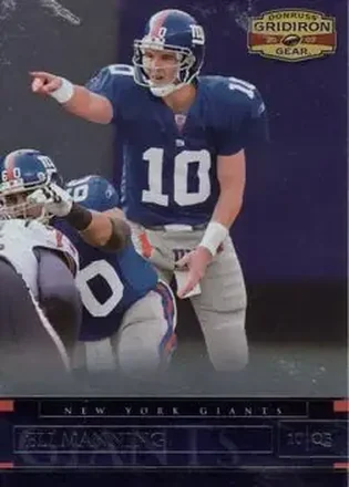 2007 Donruss Gridiron Gear #4 Eli Manning